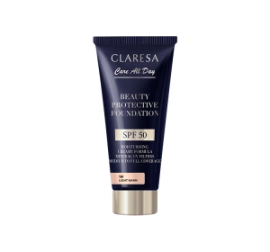 Claresa Care All Day Foundation mit SPF50 1W Light Warm 30ml