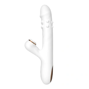 Vibrator „Good Vibrations“ der B-Serie mit luftbetriebenem Klitorisstimulator