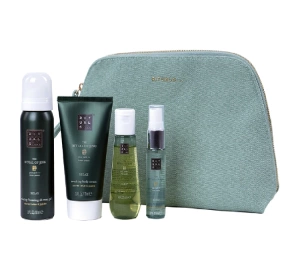Rituals The Ritual Of Jing Reise-Kosmetikset Duschschaum + Körperspray + Trockenöl + Creme + Kosmetiktasche