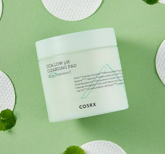Kliknij na zdjęcie, aby je powiększyć COSRX Pure Fit CICA Low pH Reinigende Abschmink-Pads 100 Stück