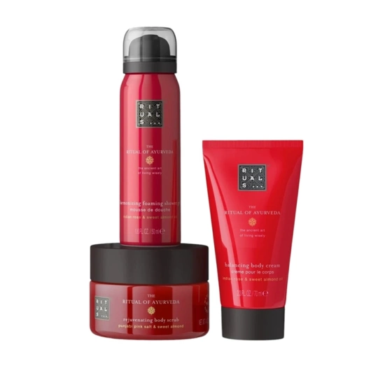 Rituals The Ritual Of Ayurveda ini-Körperpflege-Set Duschschaum + Scrub + Körpercreme