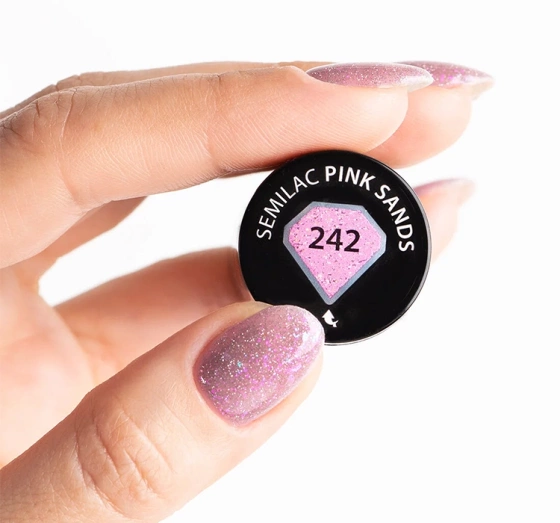Semilac Sea Queen UV-Nagellack 242 Pink Sands 7ml