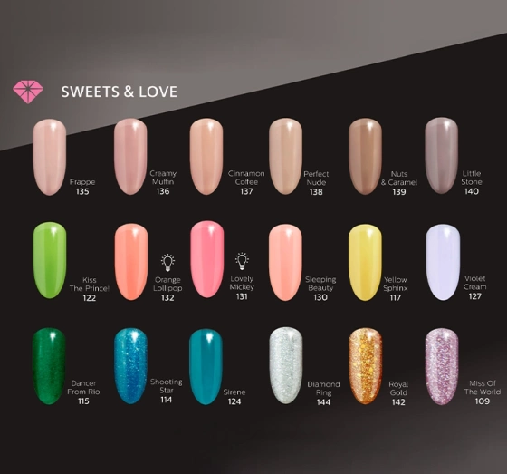 SEMILAC UV HYBRID NAGELLACK ORANGE LOLLIPOP 132