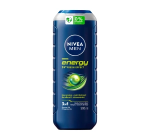 NIVEA MEN Energy belebendes 3-in-1-Duschgel für Männer 500 ml