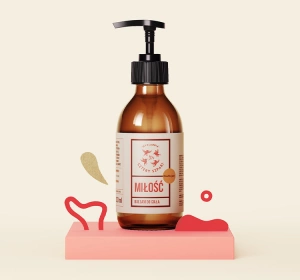 Mydlarnia Cztery Szpaki Feuchtigkeitsspendende Körperlotion Miłość 300 ml