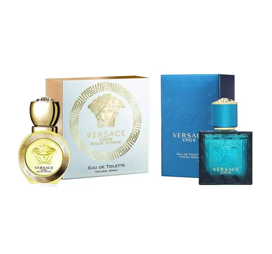 VERSACE EROS POUR FEMME EDT SPRAY 30ML + VERSACE EROS EDT SPRAY 30ML SET