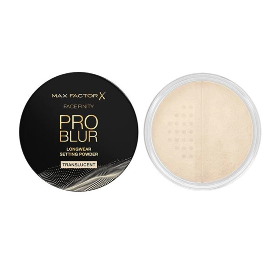 Max Factor Facefinity Pro Blur Loser mattierender Puder 001 Translucent 10,5 g