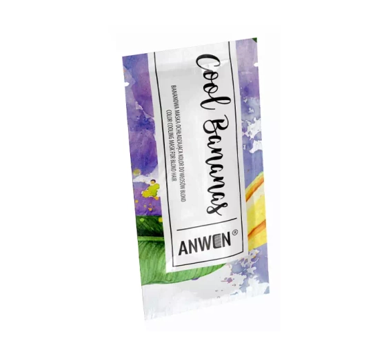 Kliknij na zdjęcie, aby je powiększyć ANWEN COOL BANANAS BANANENMASKE FÜR KÜHLERE BLONDTÖNE 10ML