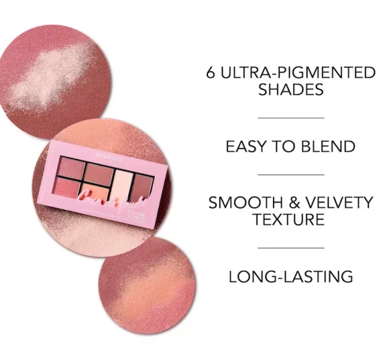 BOURJOIS VOLUME GLAMOUR COUP DE FOUDRE LIDSCHATTENPALETTE 03 CUTE LOOK 8,4G