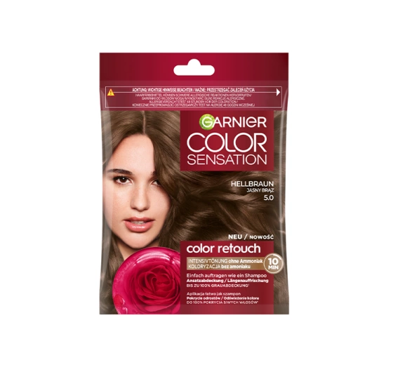 Kliknij na zdjęcie, aby je powiększyć Garnier Color Sensation Haarfärbeshampoo 5.0 Helles Braun