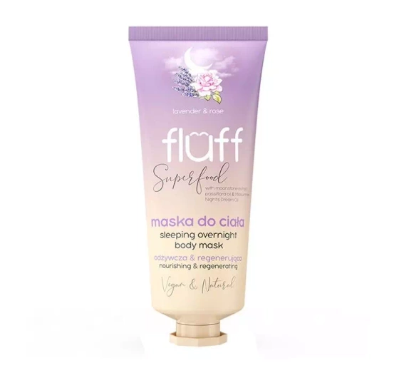 FLUFF SUPERFOOD KÖRPERMASKE FÜR NACHT APFELKUCHEN 150ML