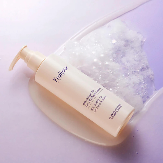 Fraijour Retin Collagen 3D Core Oil to Foam Cleanser – reinigendes Gesichtsöl mit Retinal und Kollagen, 210 g