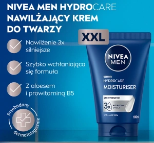 NIVEA MEN Hydrocare Feuchtigkeitscreme für Männer 100 ml
