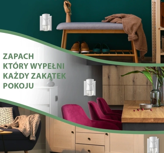 Air Wick Set Lufterfrischer + Nachfüllung Frische Wäsche & Weiße Orchidee 19 ml