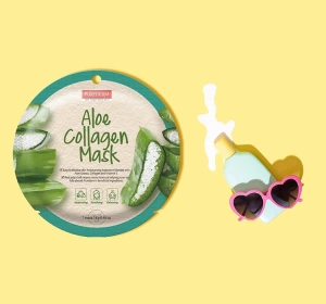 Purederm Kollagen-Gesichtsmaske mit Aloe Vera