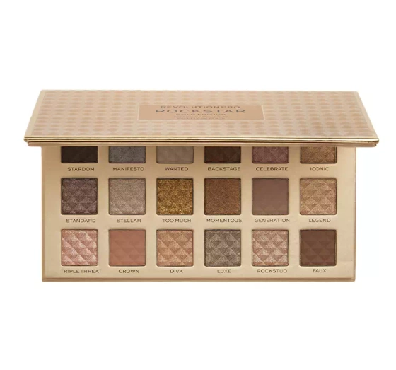 REVOLUTION PRO ROCKSTAR LIDSCHATTENPALETTE GOLD 18G