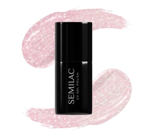 SEMILAC UV HYBRID NAGELLACK PINK CRYSTALS 164