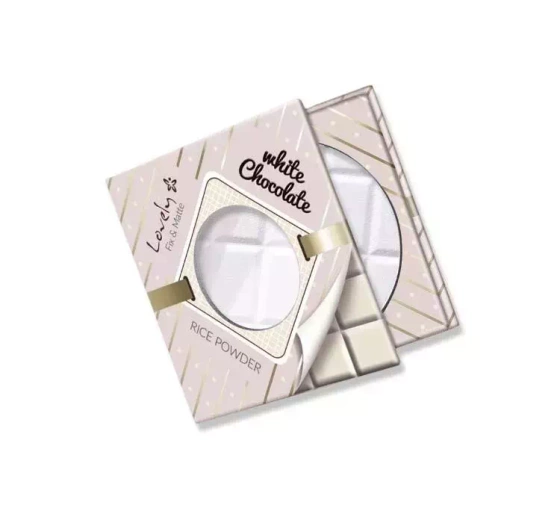 Kliknij na zdjęcie, aby je powiększyć WIBO LOVELY WHITE CHOCOLATE REISPUDER GEPRESST