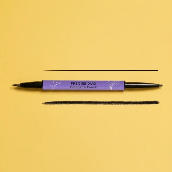 Kliknij na zdjęcie, aby je powiększyć Stars From The Stars Precise Duo Eyeliner & Kajalstift 2in1 02 Black