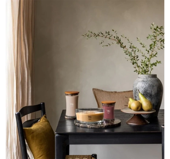 Kliknij na zdjęcie, aby je powiększyć Woodwick Elipse Jar Candle Duftkerze Golden Bourbon 453,6 g