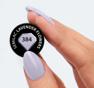 Semilac Soulmate Mix Hybridlack 384 Lavender Flowers 7 ml