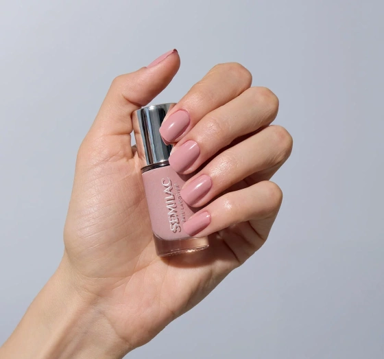 Semilac Nail Lacquer Klassischer Nagellack 107 Classic Nude 9 ml 