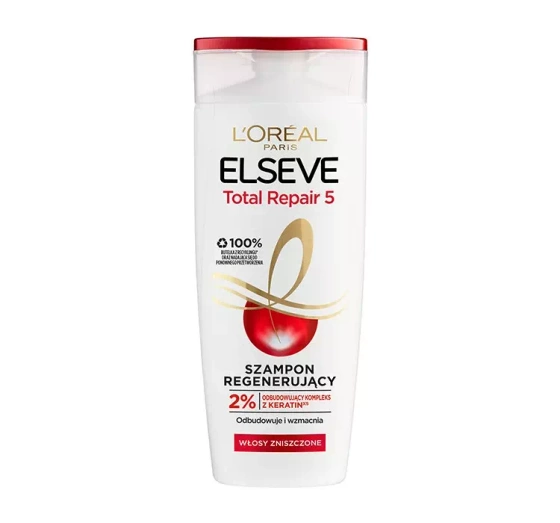 Kliknij na zdjęcie, aby je powiększyć L'Oréal Paris Elseve Total Repair 5 Shampoo 400 ml