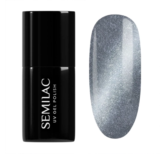 Kliknij na zdjęcie, aby je powiększyć Semilac Silk Effect Hybridlack 465 Luxury Chillout 7 ml