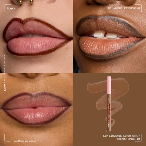 NYX Professional Makeup Lip Lingerie Wasserfester Lippenkonturenstift mit Tint 04 Steamy Spice 1 ml