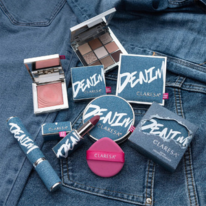 Claresa Denim Bronzer Bouncy mit elastischer Formel im Kompaktpuder, 02 Medium, 10 g