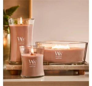 Woodwick Large Jar Candle Duftkerze Patchouli Creme 610 g