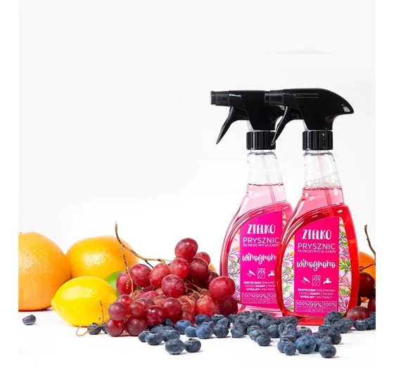 Kliknij na zdjęcie, aby je powiększyć ZIELKO REINIGER FÜR DUSCHKABINEN WEINTRAUBE 500ML