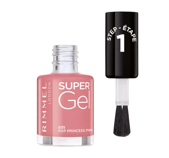 RIMMEL SUPER GEL NAGELLACK 035 POP PRINCESS PINK 12ML
