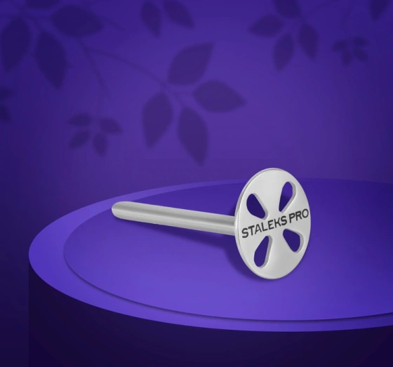 Kliknij na zdjęcie, aby je powiększyć Staleks Pro Pododisc Verlängerte Pediküre-Scheibe + Set austauschbarer Aufsätze S/15 mm 180 grit 5 Stück