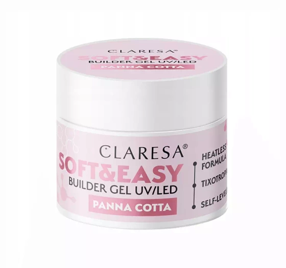 CLARESA SOFT & EASY AUFBAUGEL UV/LED PANNA COTTA 45G