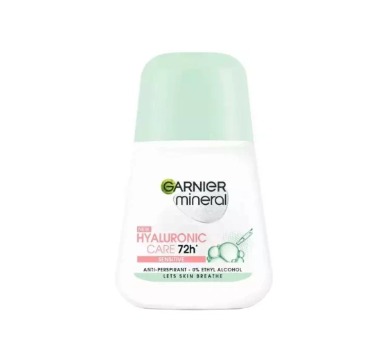 GARNIER MINERAL HYALURONIC CARE 72H SENSITIVE ANTITRANSPIRANT ROLL-ON 50ML