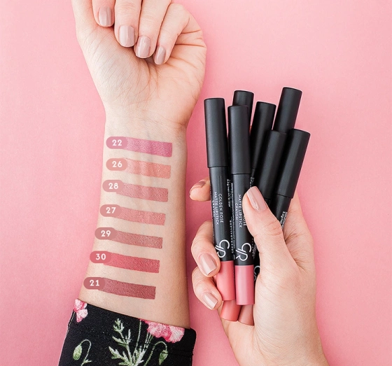 GOLDEN ROSE MATTE LIPSTICK CRAYON 28 3,5G