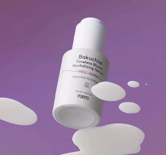 Purito Bakuchiol Timeless Bloom Revitalisierendes Gesichtsserum 30ml