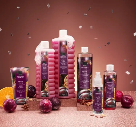 Kliknij na zdjęcie, aby je powiększyć Avon Senses Badezusatz Spiced Plum 500 ml