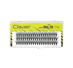 CLAVIER DU2O DOUBLE VOLUME KÜNSTLICHE WIMPERN-BÜSCHEL 12MM