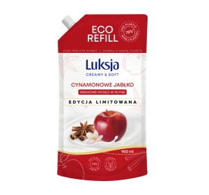 LUKSJA CREAMY & SOFT FLÜSSIGSEIFE ZIMTAPFEL REFILL 900ML