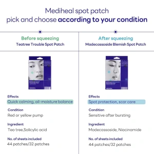 Mediheal Derma Clear Madecassoside Blemish Spot Patch Pickel-Pflaster 44 Stück