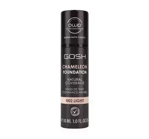 GOSH CHAMELEON FOUNDATION NATURAL COVERAGE ADAPTIVE GRUNDIERUNG 002 LIGHT 30ML