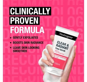 Neutrogena Clear & Radiant Erfrischendes Gesichtspeeling 150 ml