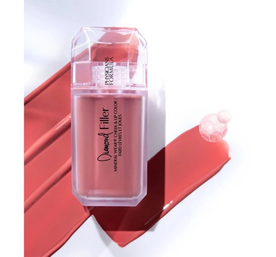 Kliknij na zdjęcie, aby je powiększyć Physicians Formula Mineral Wear Diamond Filler Rouge und Lippenstift 2in1 Radiant Pink 7,3ml