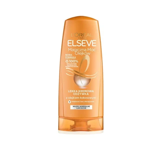 LOREAL ELSEVE MAGISCHE KRAFT DER ÖLE LEICHTER CREMIGER CONDITIONER MIT KOKOSNUSSÖL 200ML