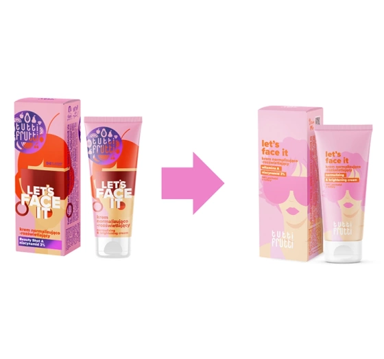 Farmona Tutti Frutti Let's Face It normalisierende-aufhellende Gesichtscreme 50ml