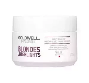 GOLDWELL BLONDES & HIGHLIGHT HAARMASKE FÜR BLONDE HAARE 60 SEKUNDEN 200ML