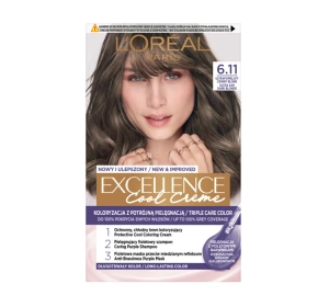 LOREAL EXCELLENCE COOL CREME HAARFARBE 6.11 ULTRA-ASCHE DUNKELBLOND