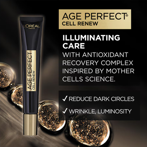 Kliknij na zdjęcie, aby je powiększyć LOREAL AGE PERFECT CELL RENEW AUFHELLENDE AUGENCREME 15ML